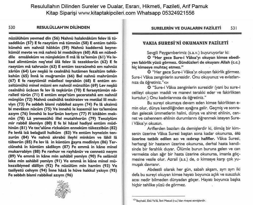 SÜRELERİN VE DUALARIN ESRARU, HİKMETİ, FAZİLETİ